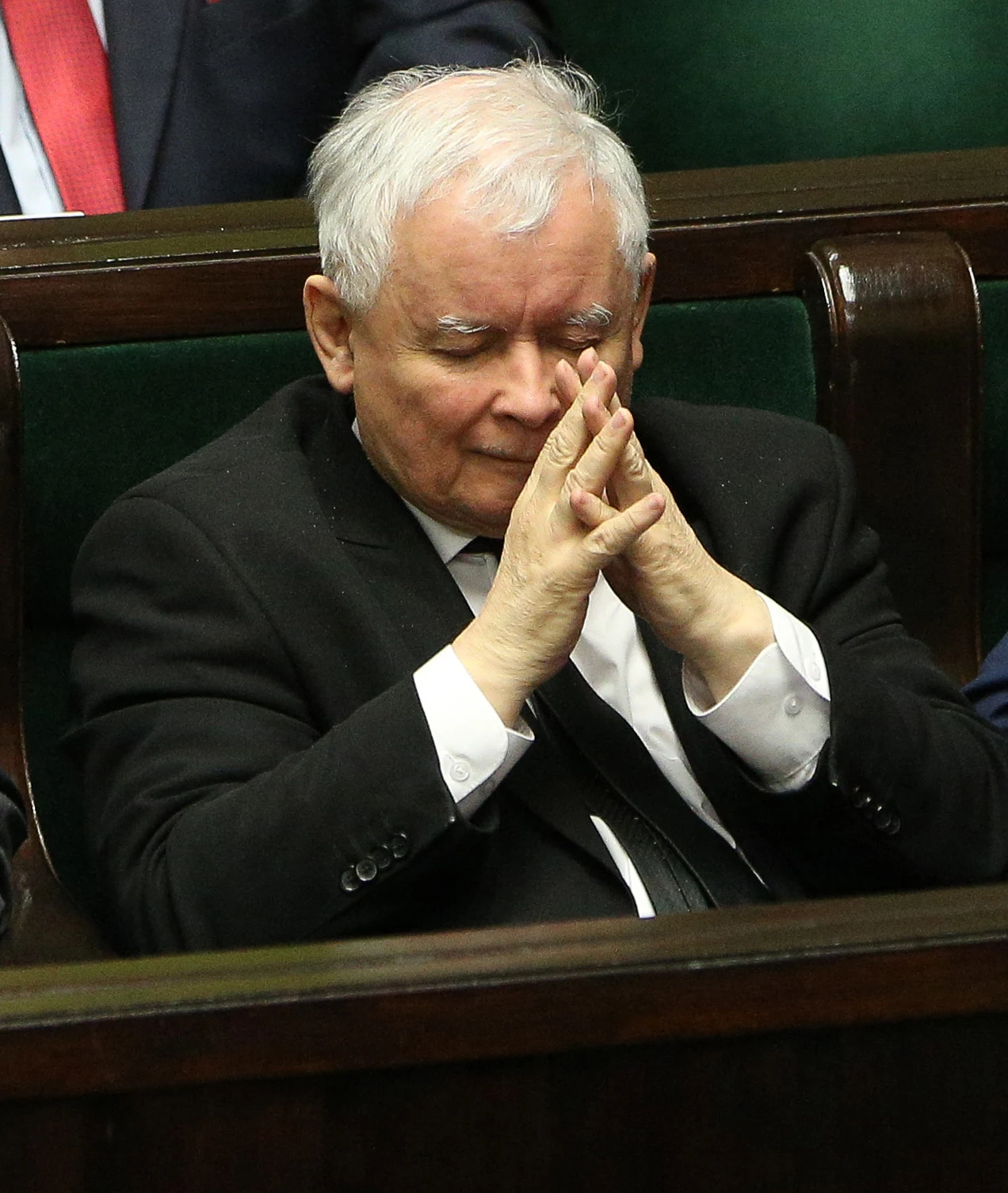 Jarosław Kaczyński, kwietniowe posiedzenie Sejmu Jarosław Kaczyński, kwietniowe posiedzenie Sejmu