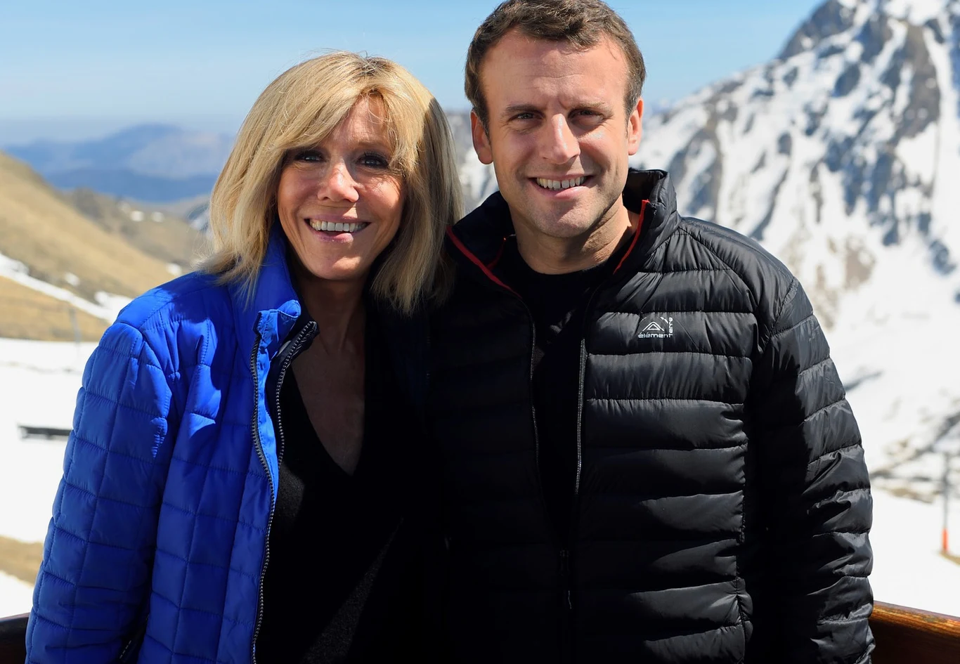 Emmanuel Macron i Brigitte Trogneux Emmanuel Macron i Brigitte Trogneux