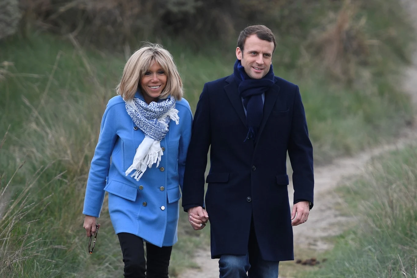 Emmanuel Macron i Brigitte Trogneux Emmanuel Macron i Brigitte Trogneux