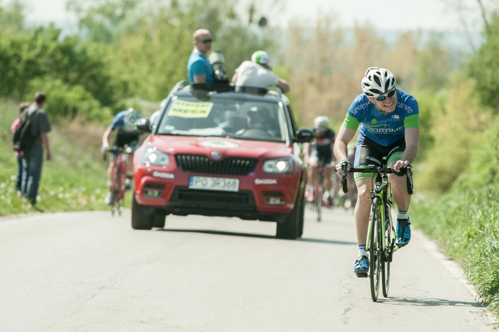 Dzięki samochodom SKODY, które będą zabezpieczać wyścig, każdy z zawodników będzie mógł się poczuj jak na Tour de France