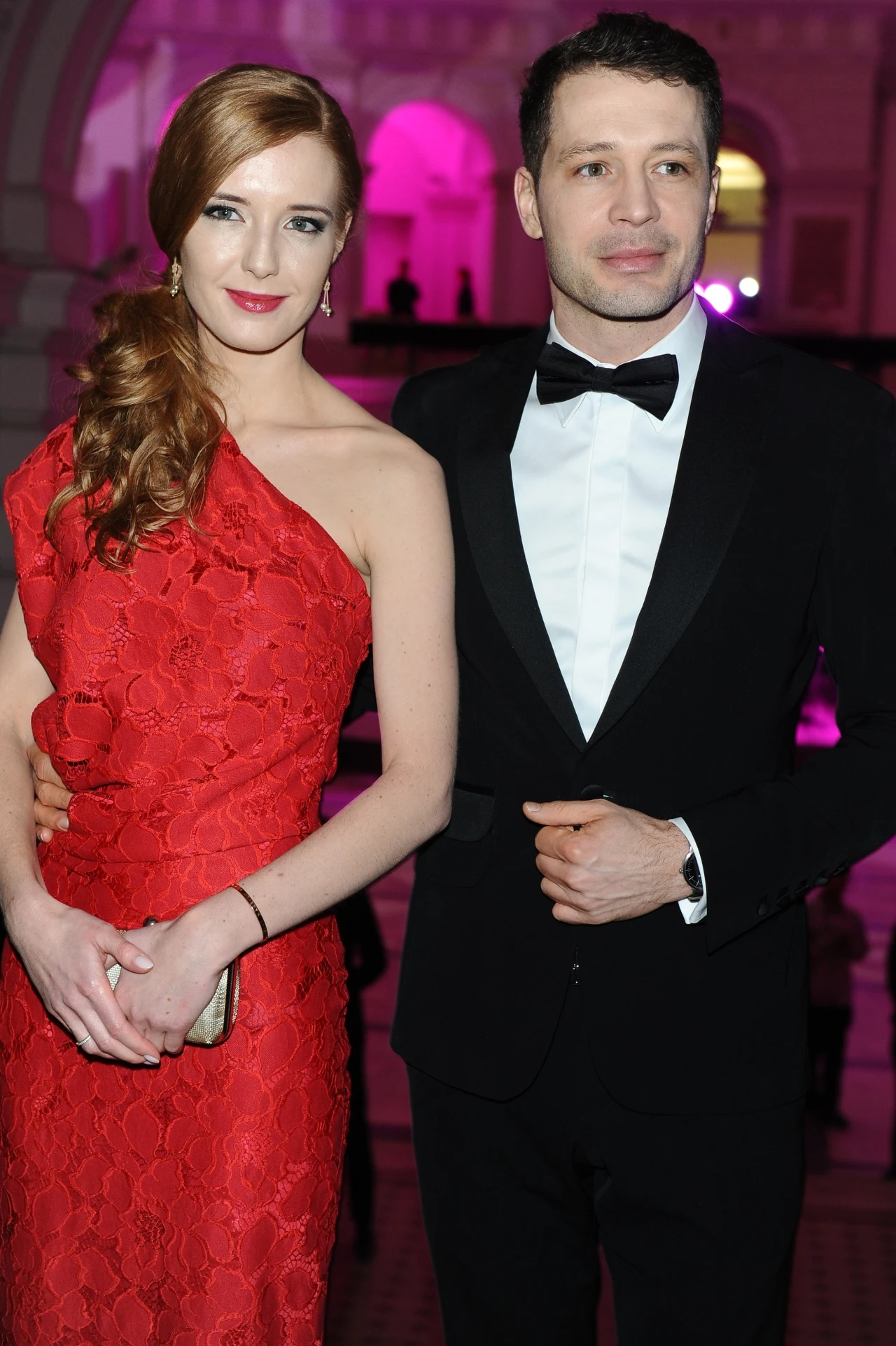 Andrzej Młynarczyk z narzeczoną Andrzej Młynarczyk z narzeczoną