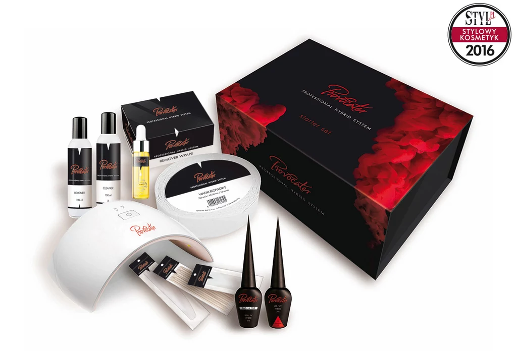 Kategoria: Akcesoria, Zestaw startowy do wykonywania manicure hybrydowego, Provocater Kategoria: Akcesoria, Zestaw startowy do wykonywania manicure hybrydowego, Provocater
