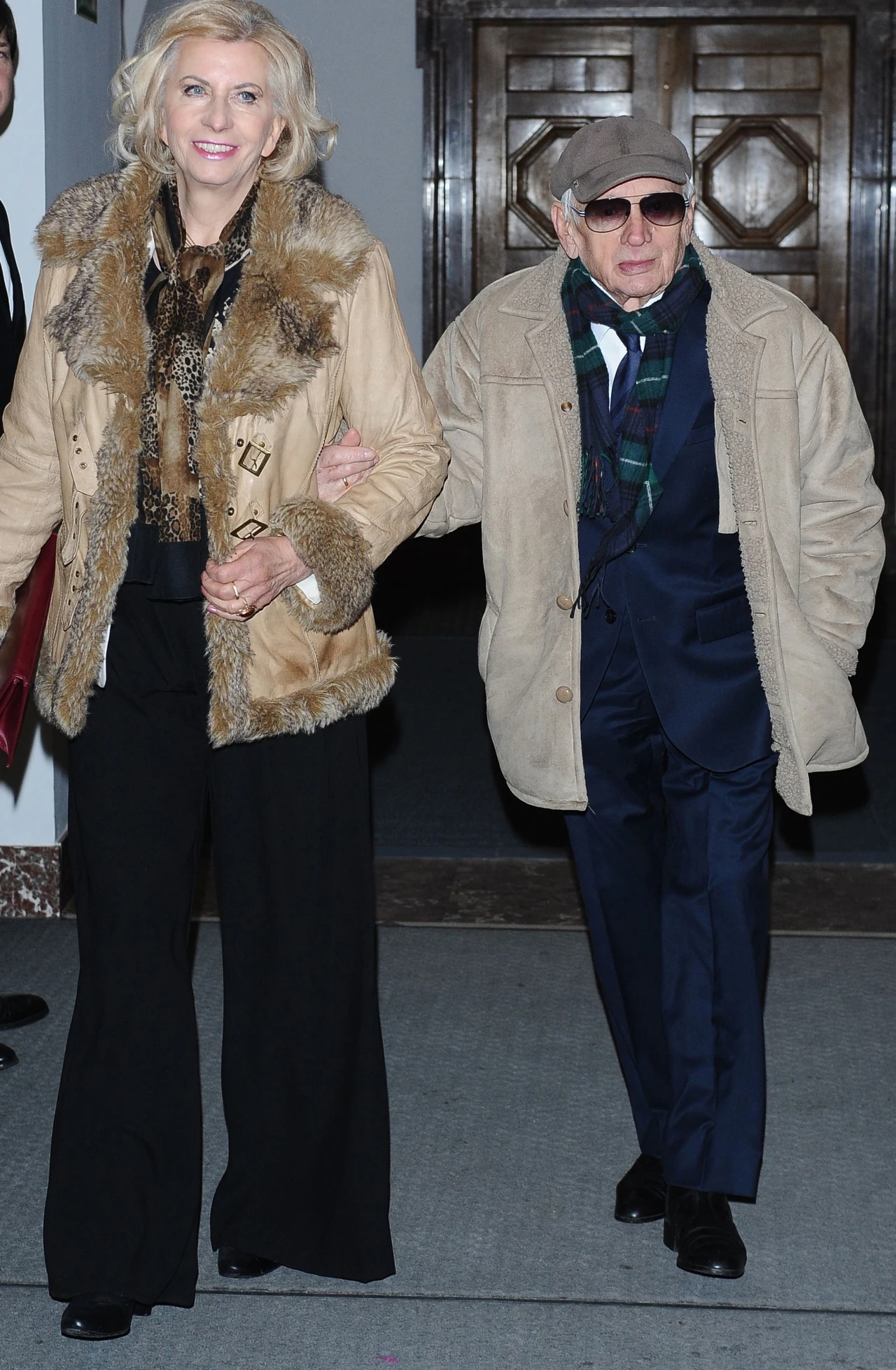 Witold Pyrkosz z żoną