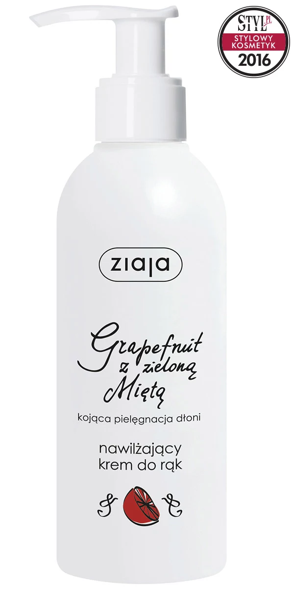 Kategoria: Pielęgnacja dłoni i stóp - Krem do rąk Grapefruit z zieloną miętą, Ziaja Kategoria: Pielęgnacja dłoni i stóp - Krem do rąk Grapefruit z zieloną miętą, Ziaja