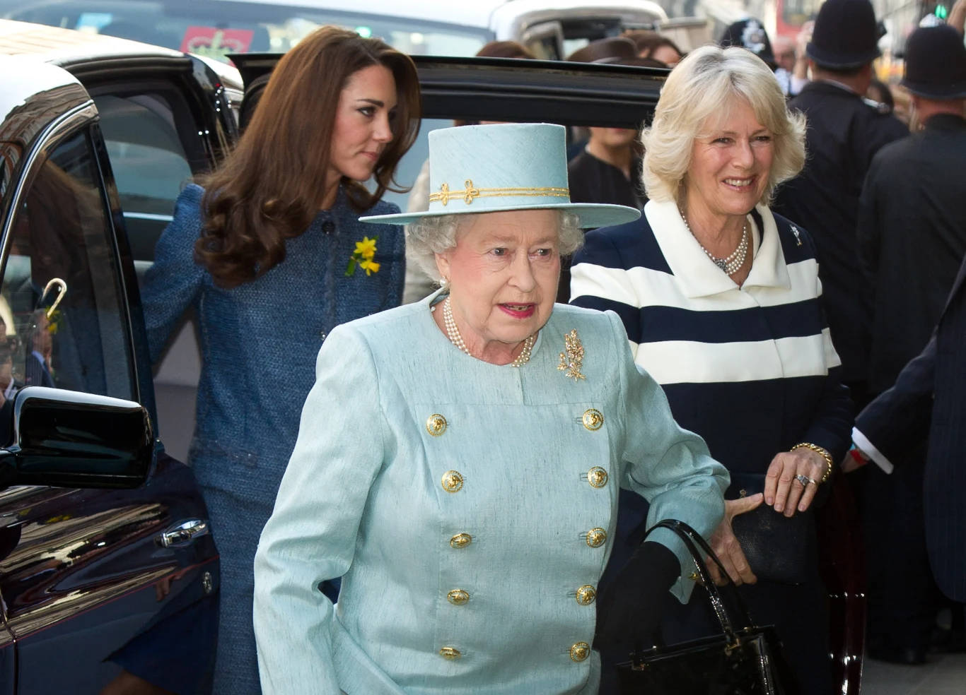 Księżna Kate, Elżbieta II i Camilla Księżna Kate, Elżbieta II i Camilla