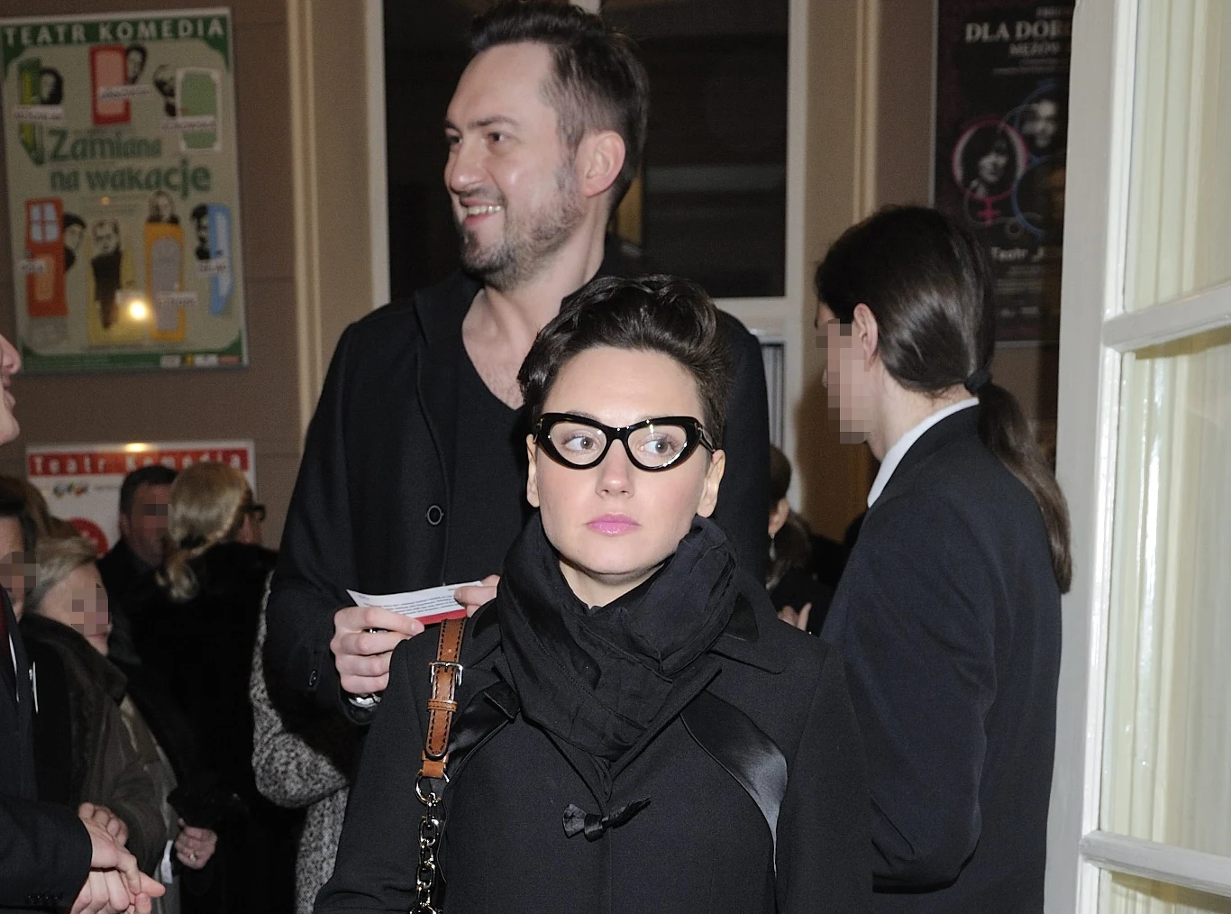 Marcin Prokop z żoną Marcin Prokop z żoną