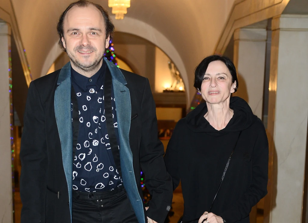 Arkadiusz Jakubik z żoną Arkadiusz Jakubik z żoną