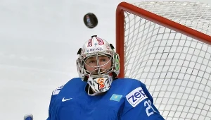 Bramkarz Kazachów Witalij Kolesznik