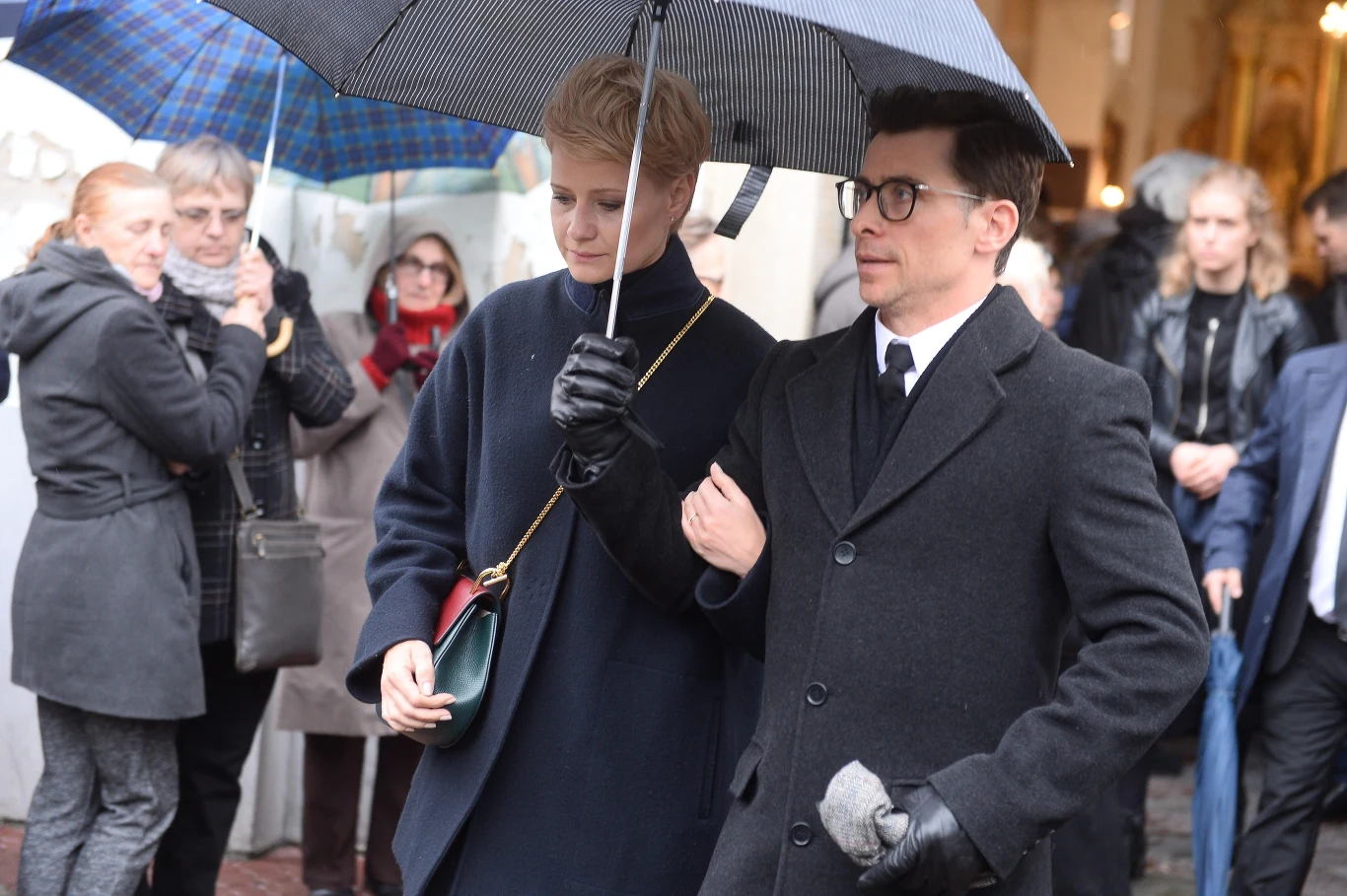 Pogrzeb Witolda Pyrkosza - Kożuchowska i Kuszewski