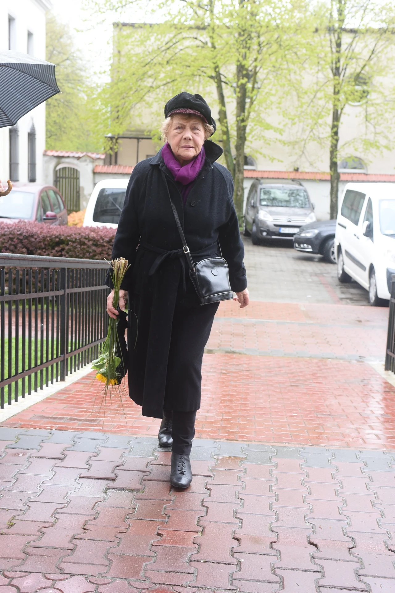 Pogrzeb Witolda Pyrkosza - Teresa Lipowska Pogrzeb Witolda Pyrkosza - Teresa Lipowska