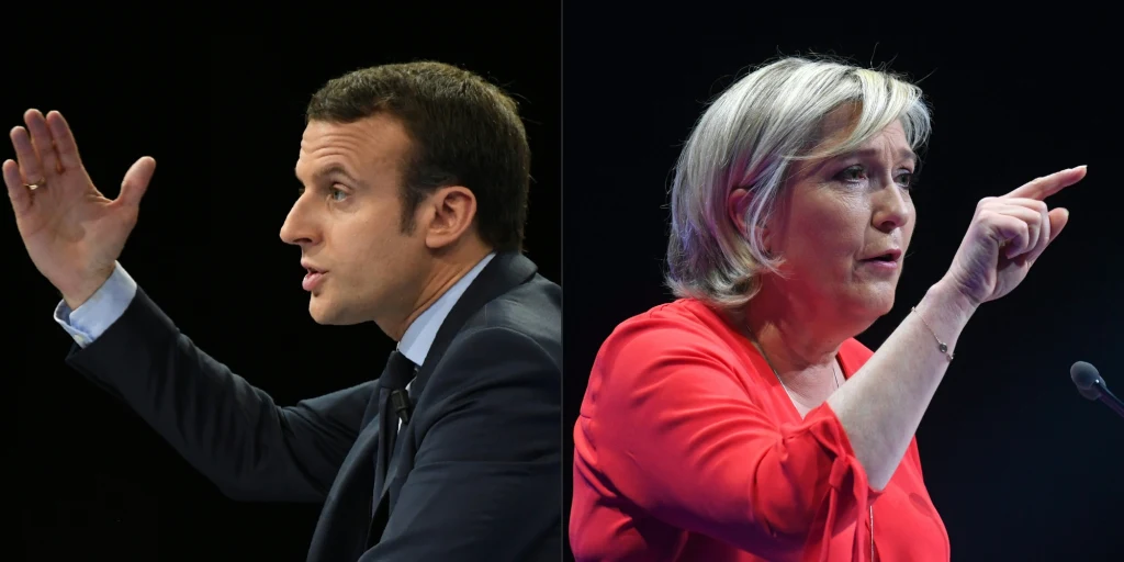 Emmanuel Macron utrzymuje przewagę nad Marine Le Pen Emmanuel Macron utrzymuje przewagę nad Marine Le Pen