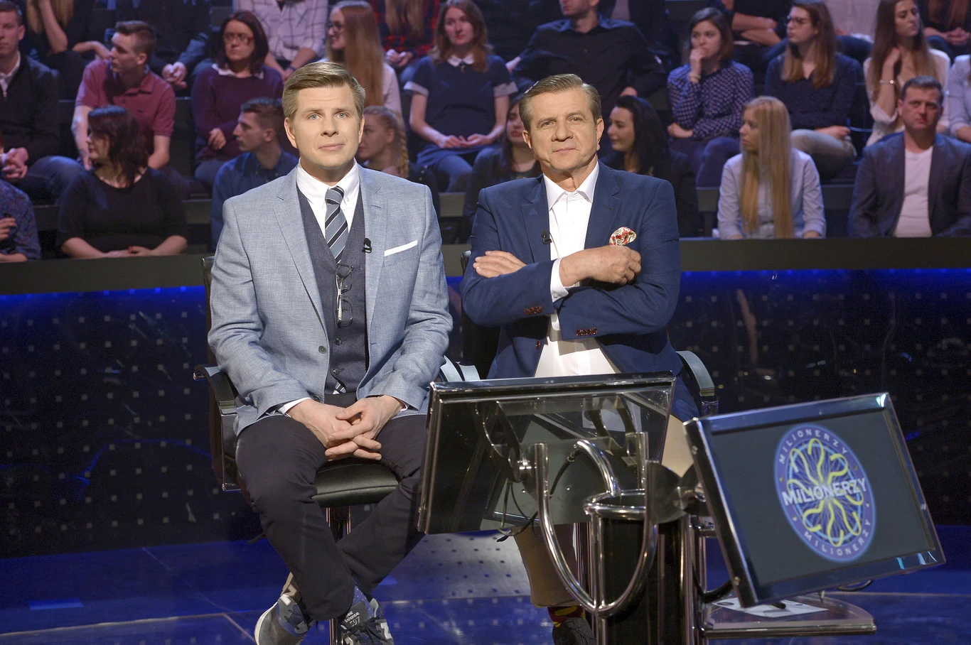 Filip z ojcem Zygmuntem tworzą ciekawy duet prowadzących! Filip z ojcem Zygmuntem tworzą ciekawy duet prowadzących!