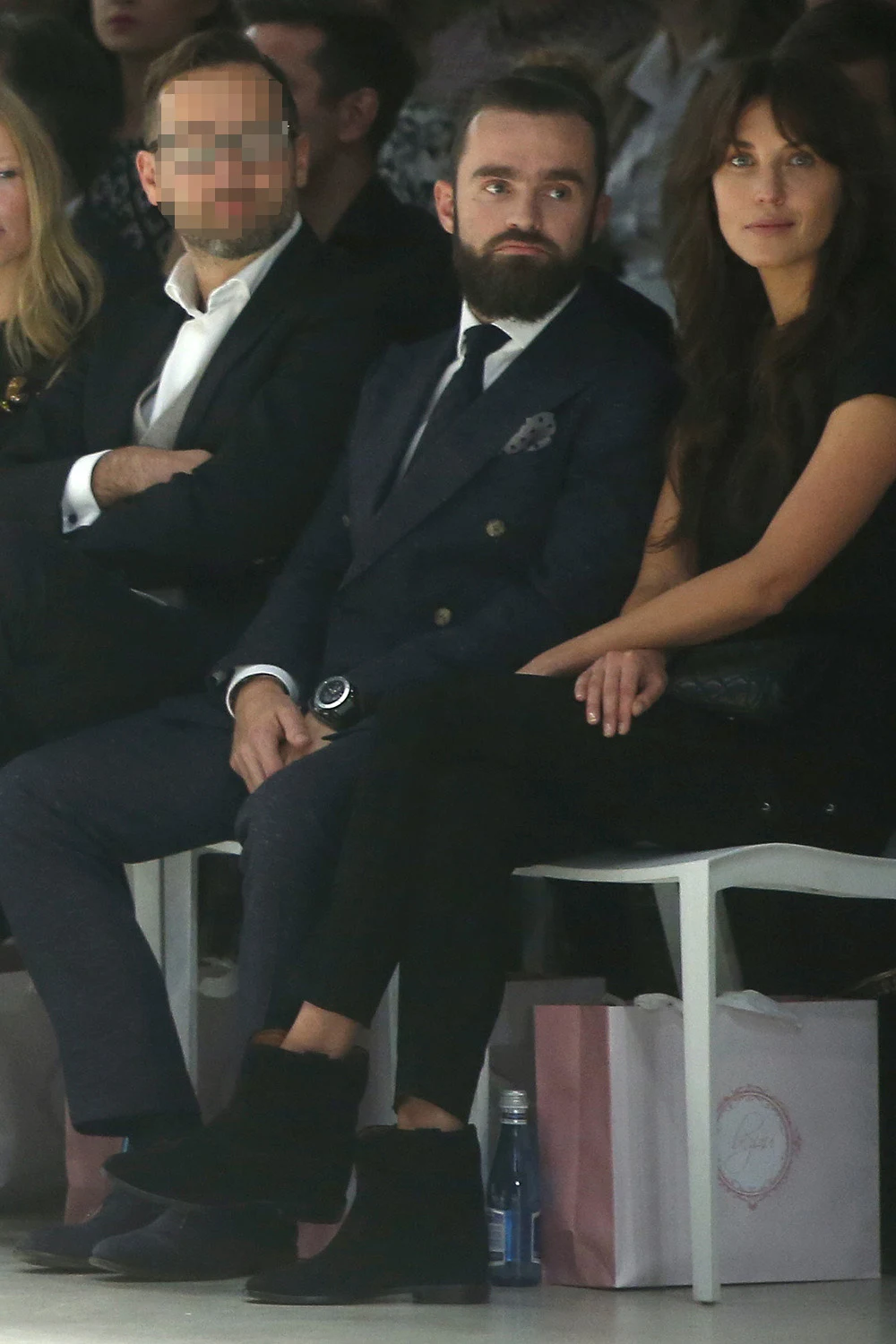 Sebastian i Katarzyna podczas pokazu mody, kiedy jeszcze byli parą Sebastian i Katarzyna podczas pokazu mody, kiedy jeszcze byli parą