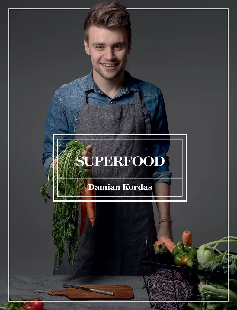 Okładka książki „Superfood” Damiana Kordasa