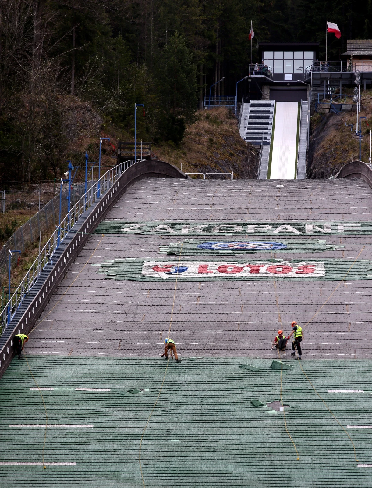 Prace modernizacyjne na skoczni w Zakopanem Prace modernizacyjne na skoczni w Zakopanem