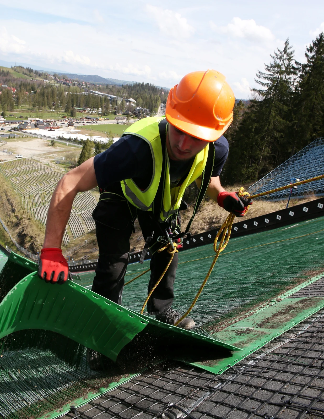 Prace modernizacyjne na skoczni w Zakopanem Prace modernizacyjne na skoczni w Zakopanem
