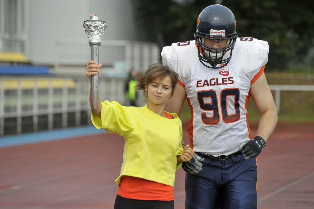 Ania podczas "Onko Olimpiady" w 2012 roku Ania podczas "Onko Olimpiady" w 2012 roku