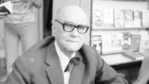 Na zdjęciu pisarz Jarosław Iwaszkiewicz