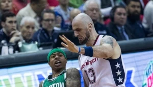 Marcin Gortat (z prawej)