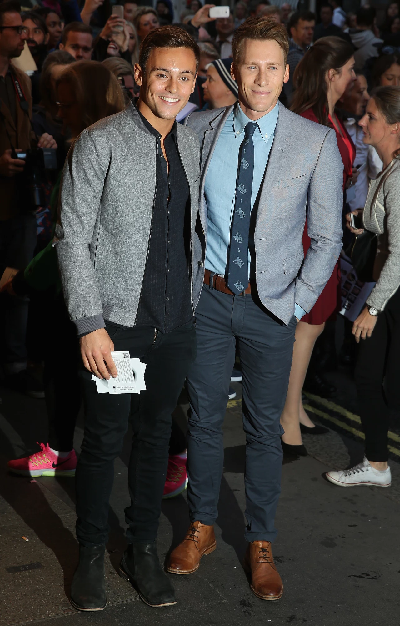Tom Daley z partnerem Tom Daley z partnerem