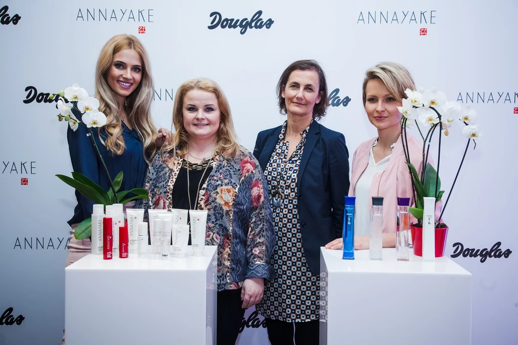 Rozalia Mancewicz, Monika Mantewka Douglas Polska, Valérie Cooper Brand Director Annayake, Marieta Żukowska Rozalia Mancewicz, Monika Mantewka Douglas Polska, Valérie Cooper Brand Director Annayake, Marieta Żukowska