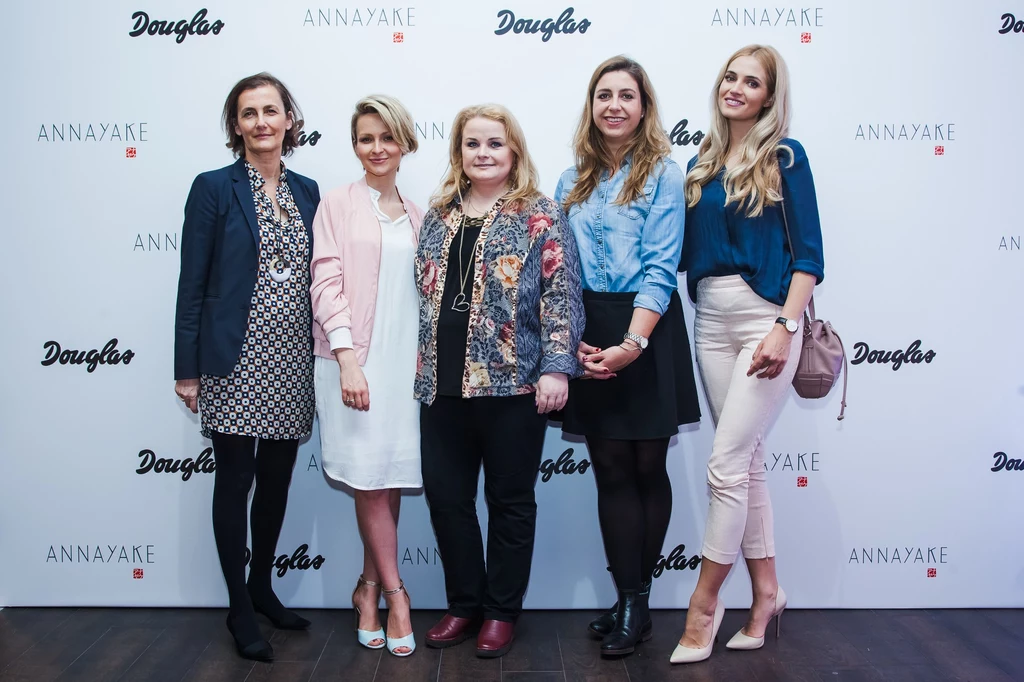 Valérie Cooper Brand Director Annnayake, Marieta Żukowska, Monika Mantewka Douglas Polska, Lisa Fiedler Brand Manager Douglas GmbH, Rozalia Mancewicz Valérie Cooper Brand Director Annnayake, Marieta Żukowska, Monika Mantewka Douglas Polska, Lisa Fiedler Brand Manager Douglas GmbH, Rozalia Mancewicz