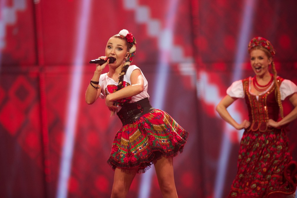 Cleo w trakcie występu na Eurowizji w 2014 roku