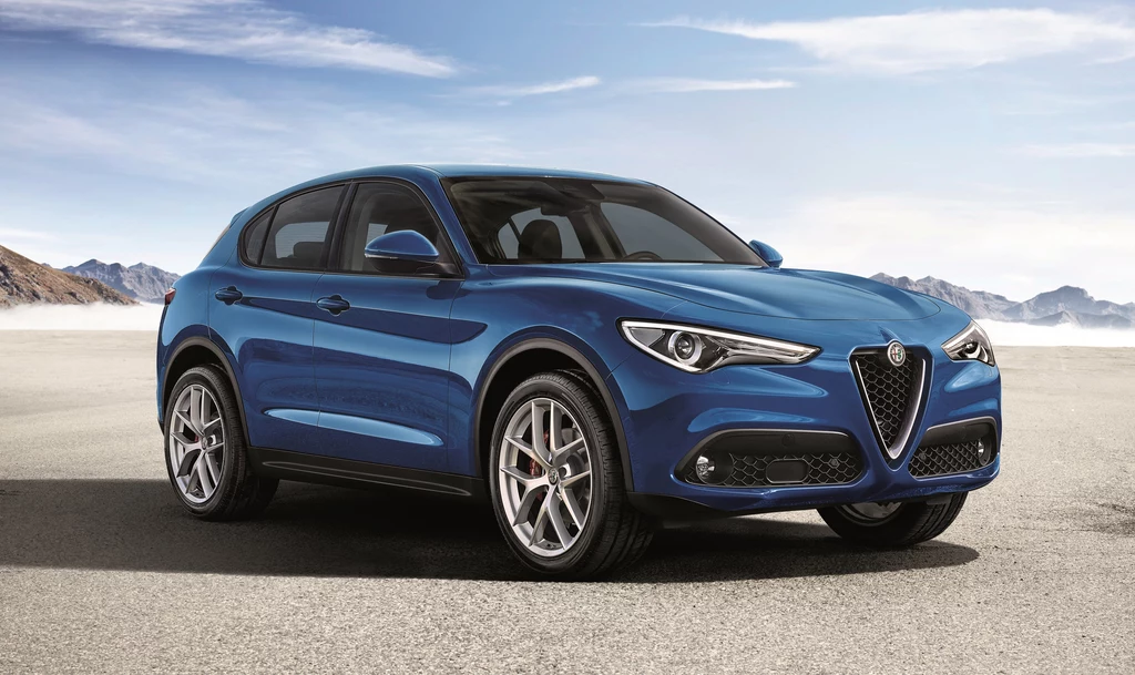 Alfa Romeo Stelvio w jednym z nowych kolorów