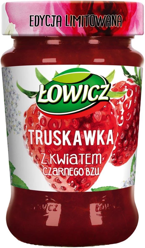 Truskawka i kwiat czarnego bzu Truskawka i kwiat czarnego bzu