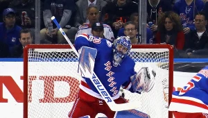 Szwed Henrik Lundqvist z New York Rangers 