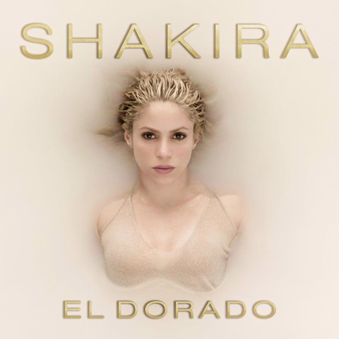 Shakira na okładce płyty "El Dorado"