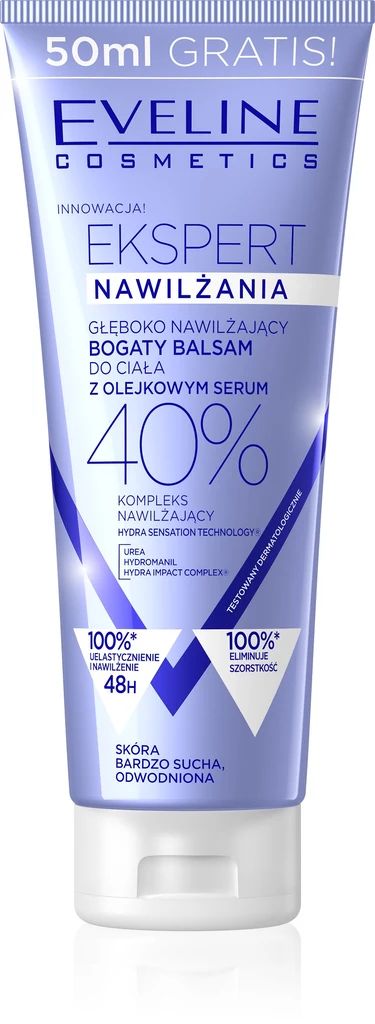 Bogaty balsam do ciała z olejkowym serum Eveline