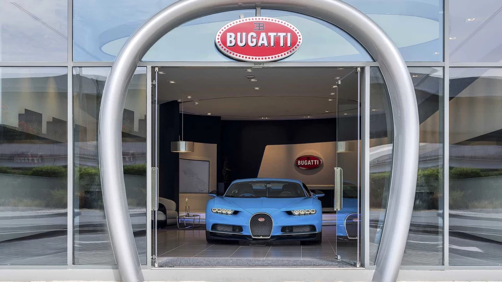 Salon Bugatti w Dubaju