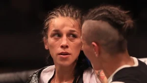 Joanna Jędrzejczyk (z lewej) i Jesscica Andrade