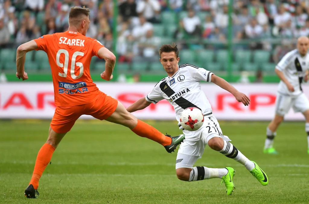 Legia Warszawa pokonała 6-0 Bruk-Bet Termalicę Nieciecza w 33. kolejce Lotto Ekstraklasy