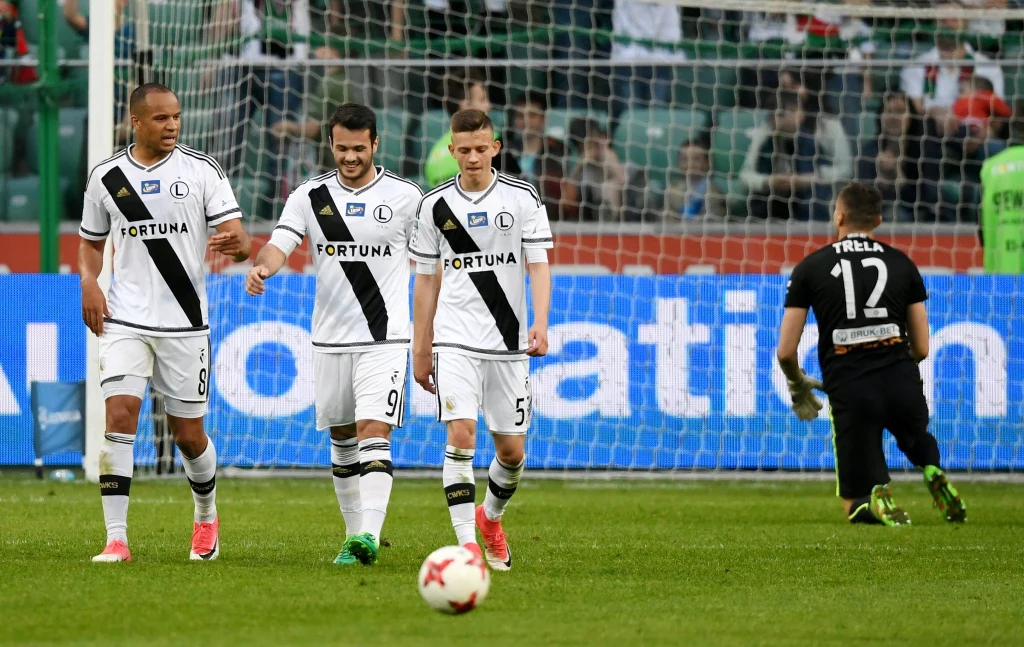 Legia Warszawa pokonała 6-0 Bruk-Bet Termalicę Nieciecza w 33. kolejce Lotto Ekstraklasy