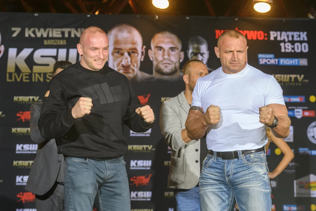 Tyberiusz Kowalczyk i Mariusz Pudzianowski