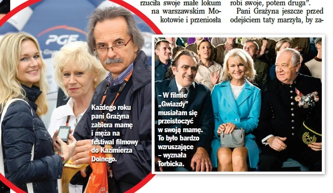 Grażyna Torbicka z mężem chcieliby mieć panią Krystynę bliżej siebie (Dobry Czas)