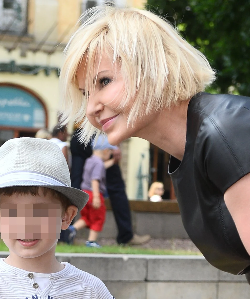 Joanna Racewicz z synem Igorem