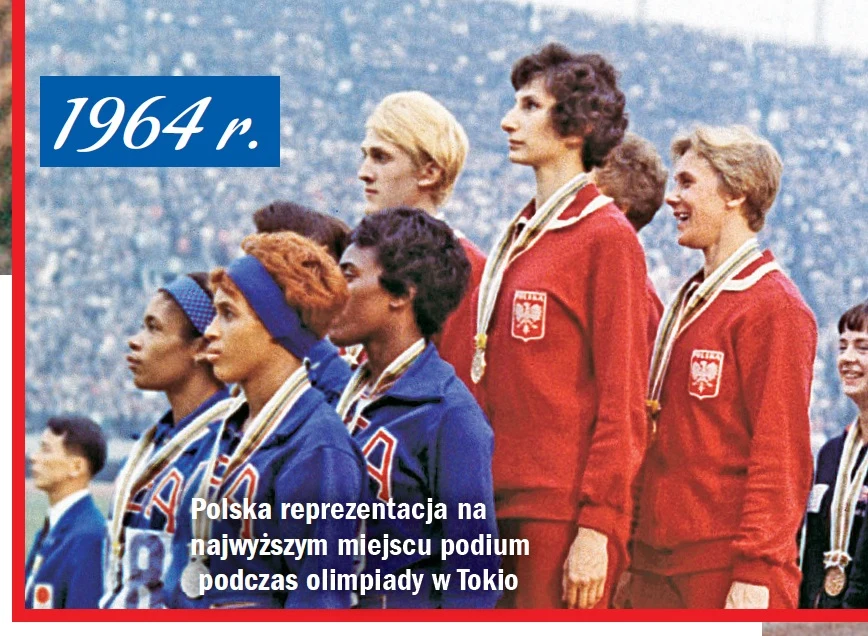 Ewa Kłobukowska na podium Ewa Kłobukowska na podium