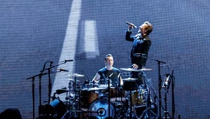 Grupa U2 na koncercie w Vancouver inagurującym trasę "The Joshua Tree World Tour"