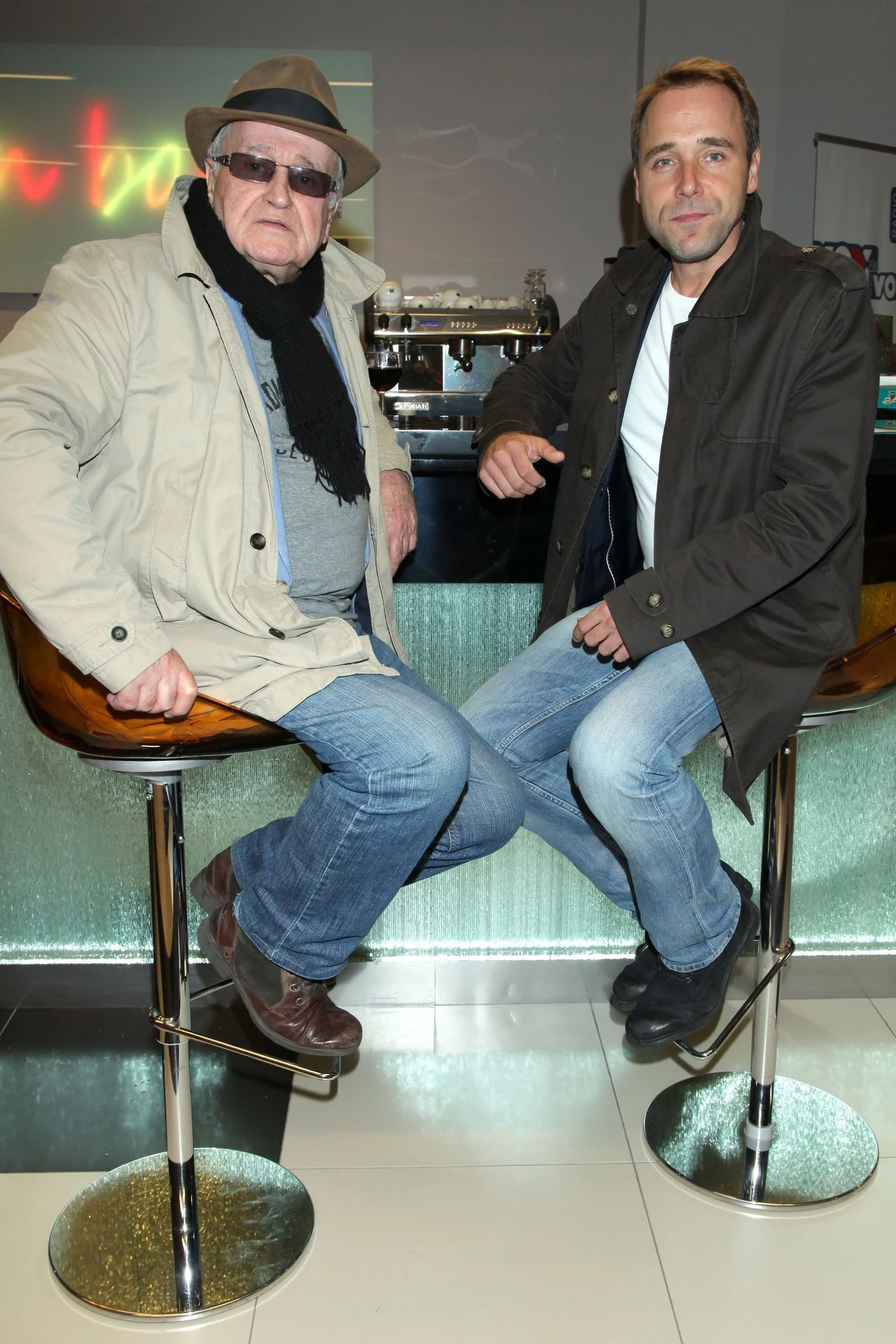 Jan z synem Łukaszem