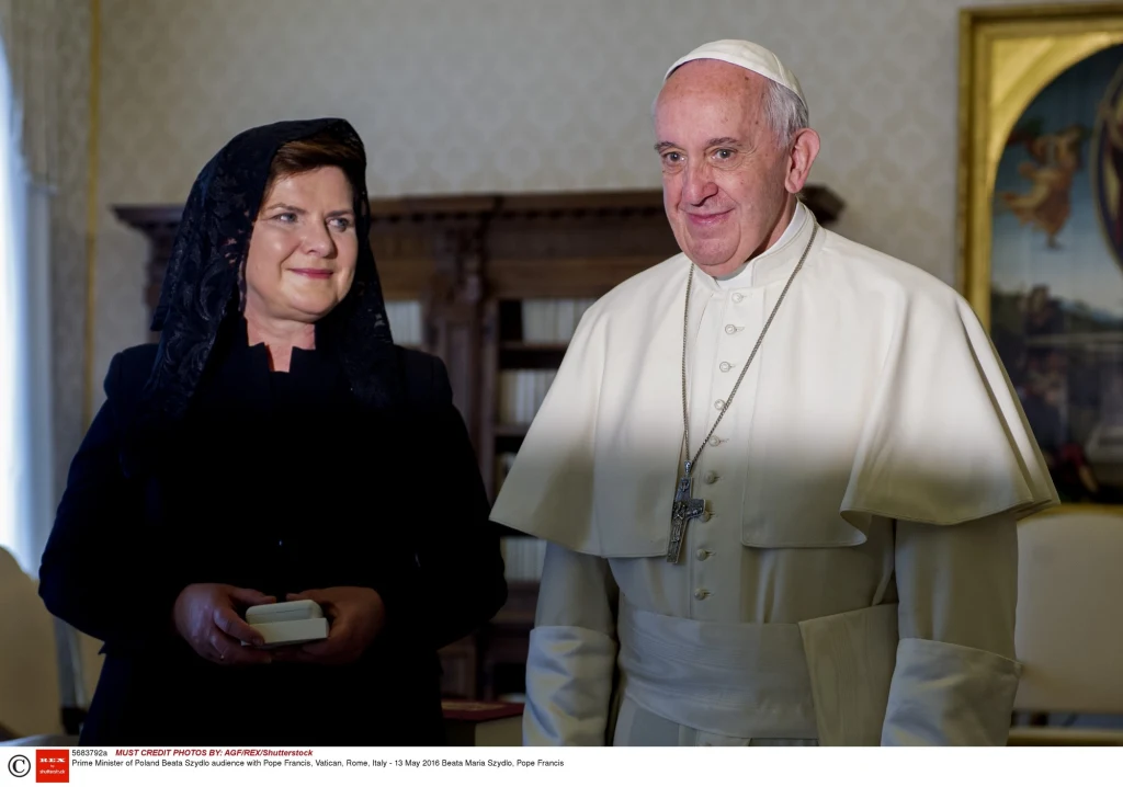 Beata Szydło z wizytą u papieża Franciszka Beata Szydło z wizytą u papieża Franciszka