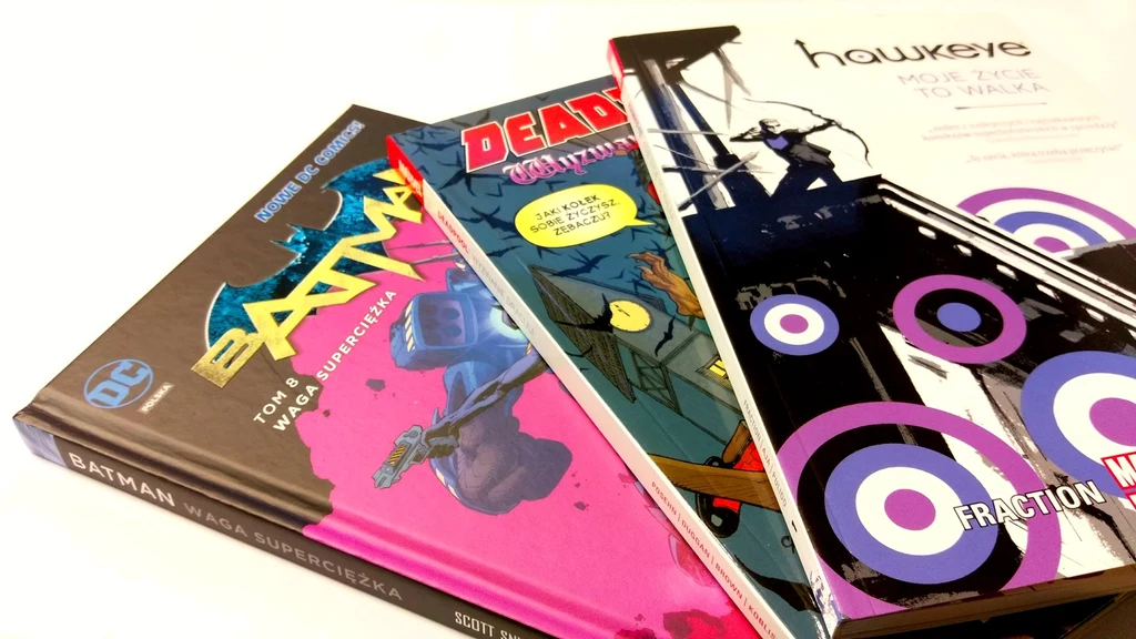 Batman, Deadpool, Hawkeye - polecamy wszystkie trzy komiksy