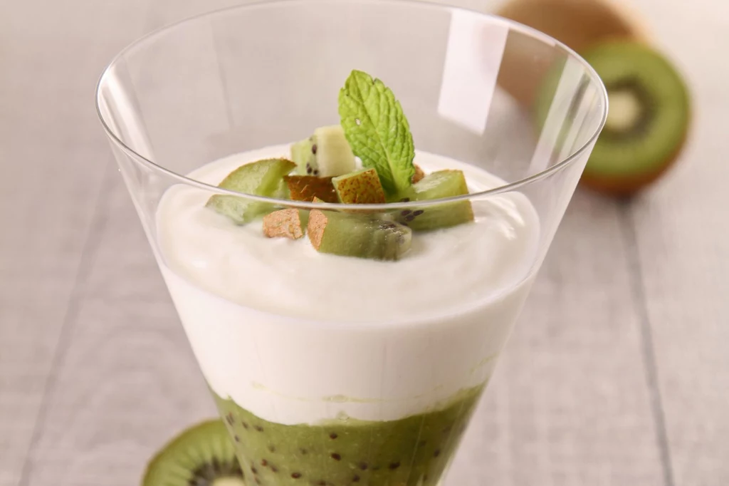 Biało-zielony z kiwi i mascarpone Biało-zielony z kiwi i mascarpone