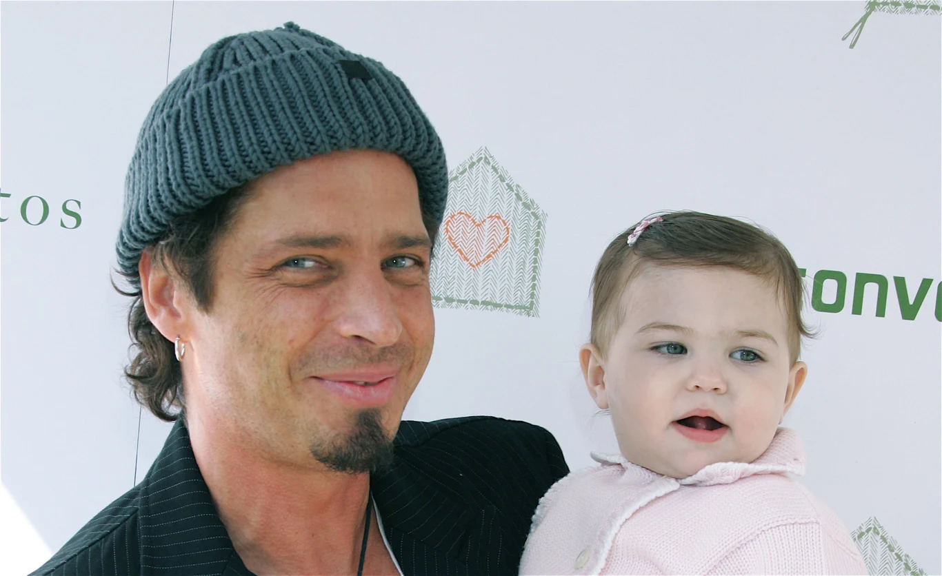 Chris Cornell z córką w 2006 roku