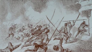 Atak kosynierów w czasie powstania styczniowego