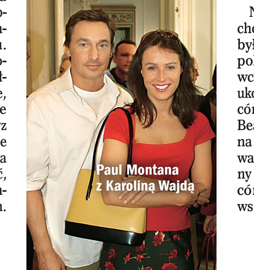 Wcześniej Paul związany był z Karoliną Wajdą  Wcześniej Paul związany był z Karoliną Wajdą