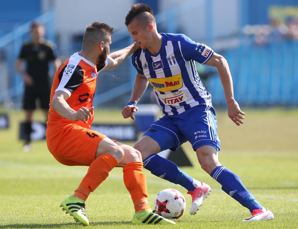 Wisła Płock - Zagłębie Lubin 1-2 w meczu 35. kolejki Ekstraklasy