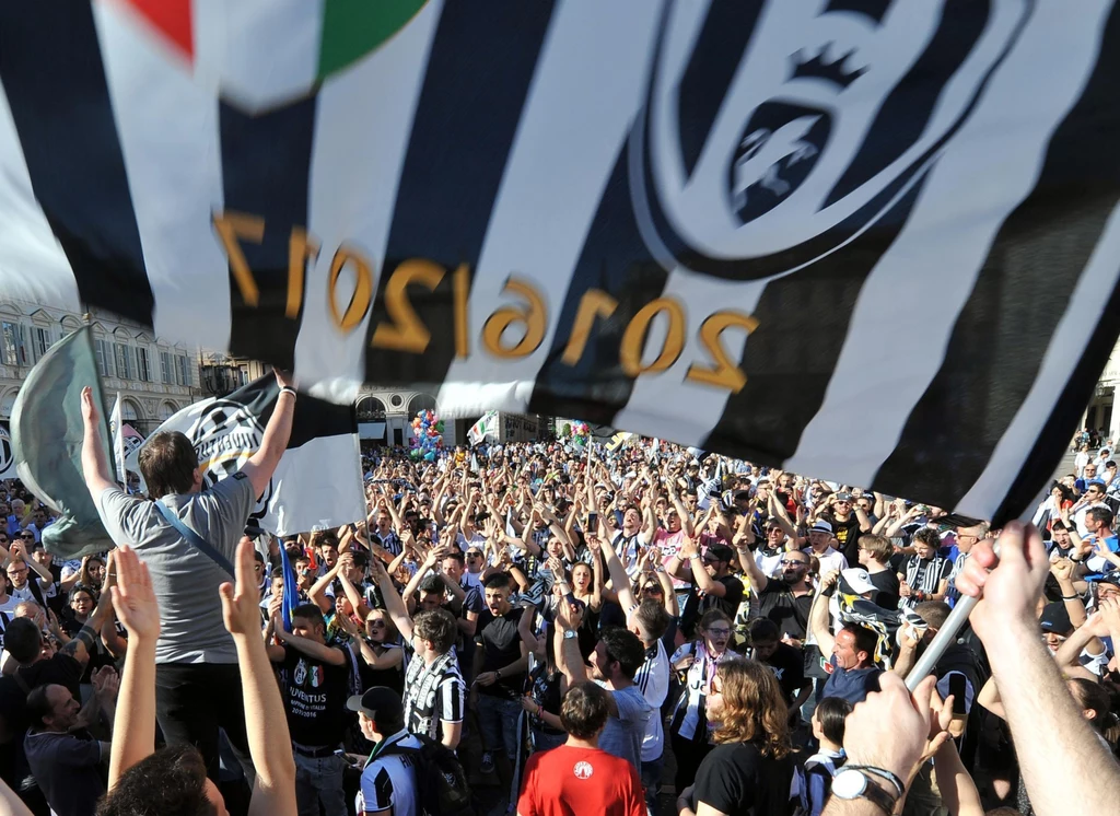 Radość kibiców Juventusu
